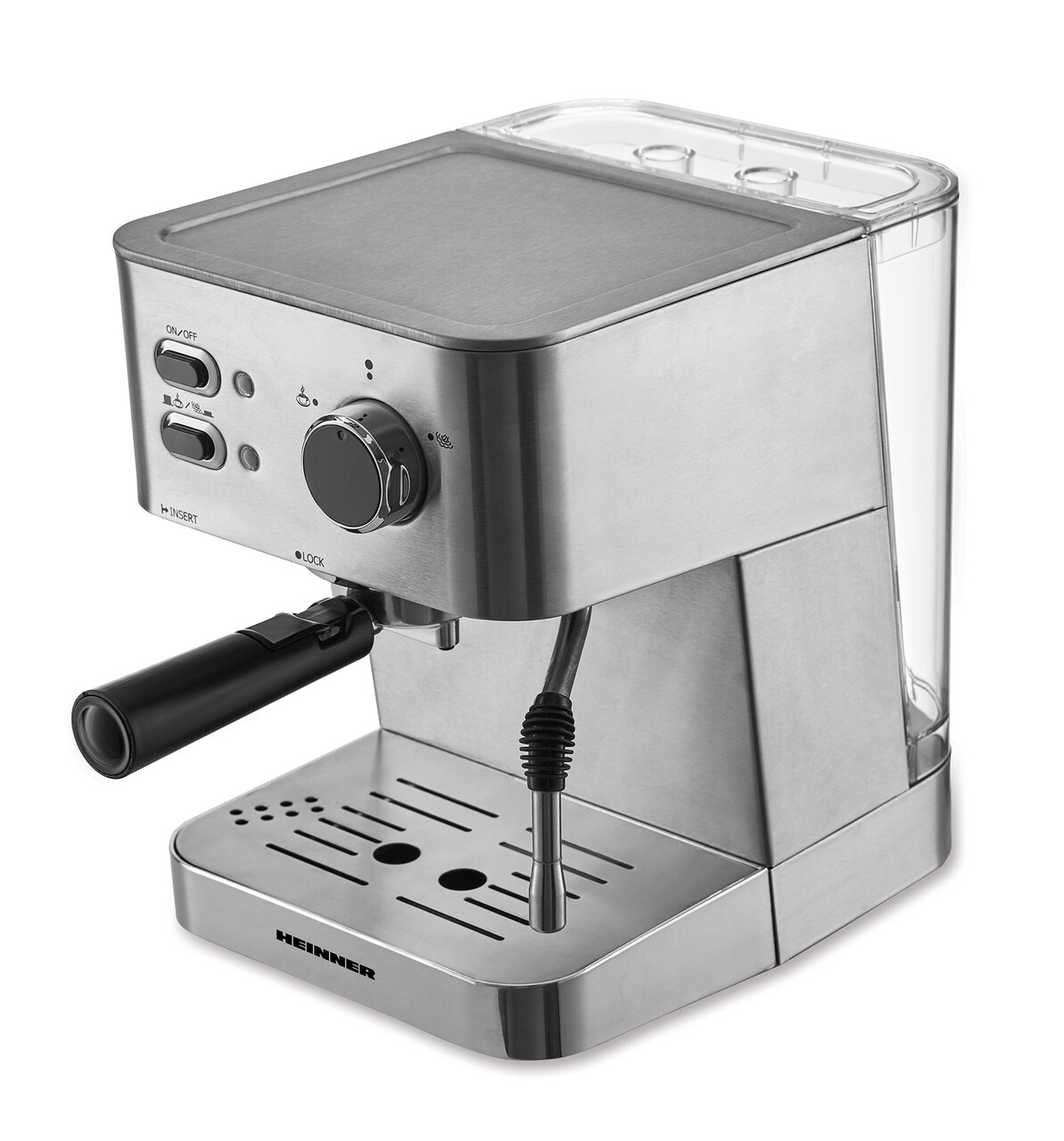 Espressor Heinner, 1050 W, 1.5 L, gri - imagine 7